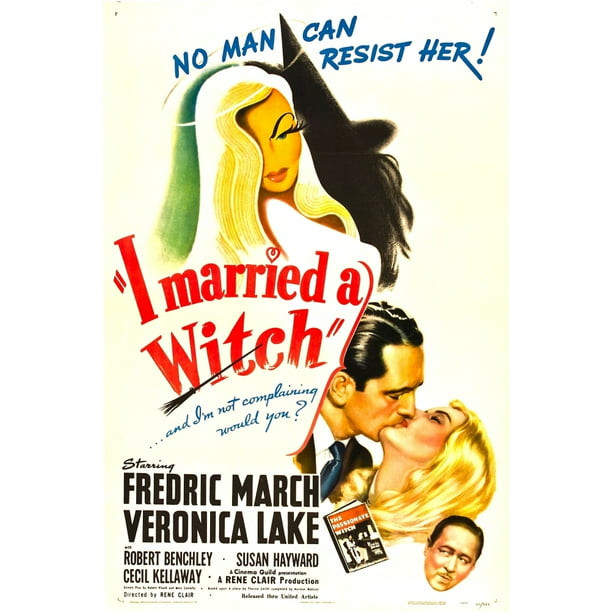 Fredric March A I Married a Witch Movie POSTER 11 x 17 Veronica Lake